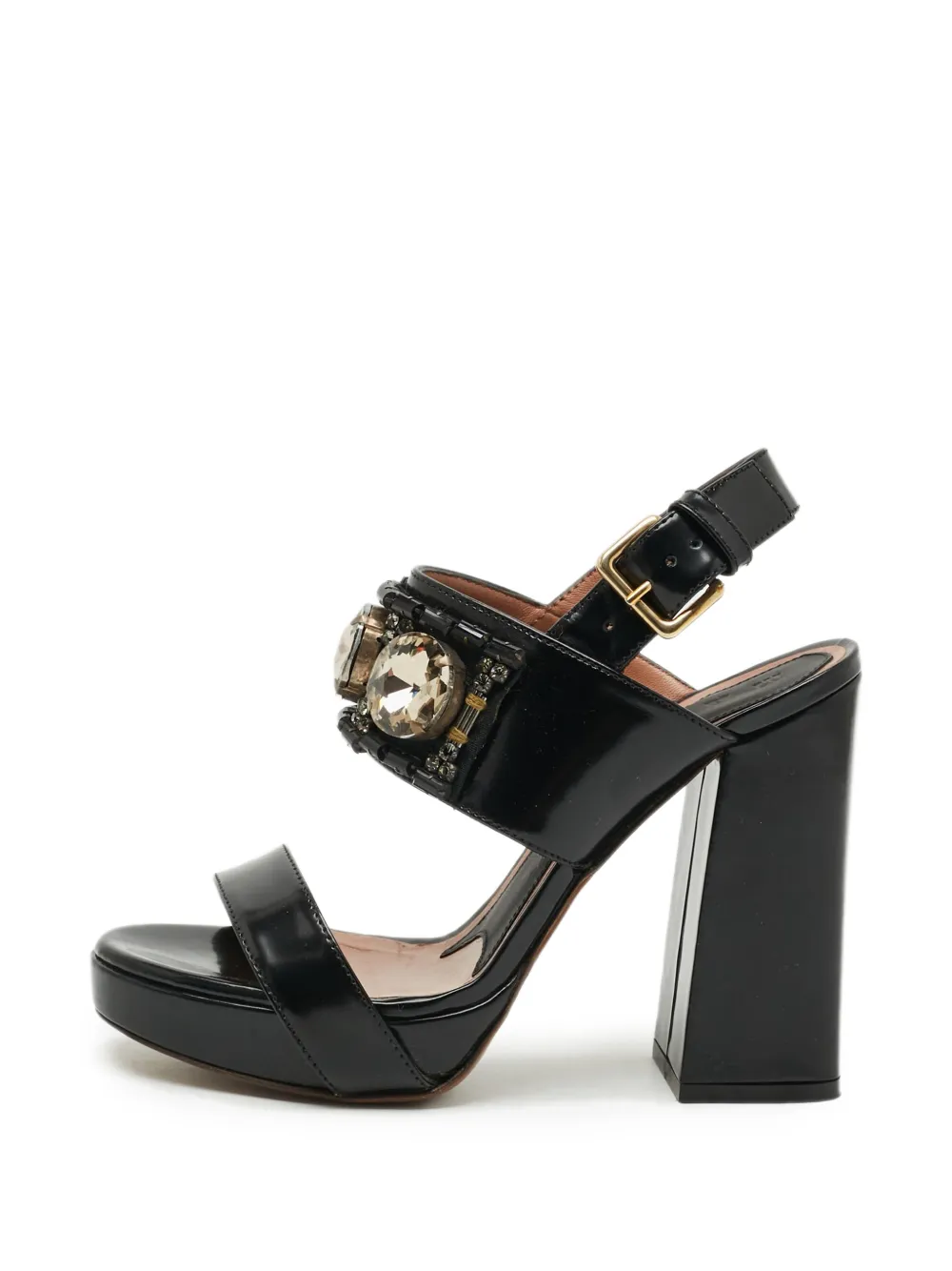 Marni Pre-Owned Fußbett Sabot Sandalen - Schwarz