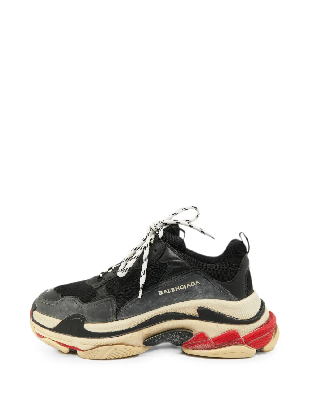 Balenciaga Pre-Owned Triple S lace-up sneakers - Nero