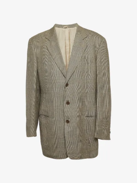Giorgio Armani Pre-Owned houndstooth-pattern blazer