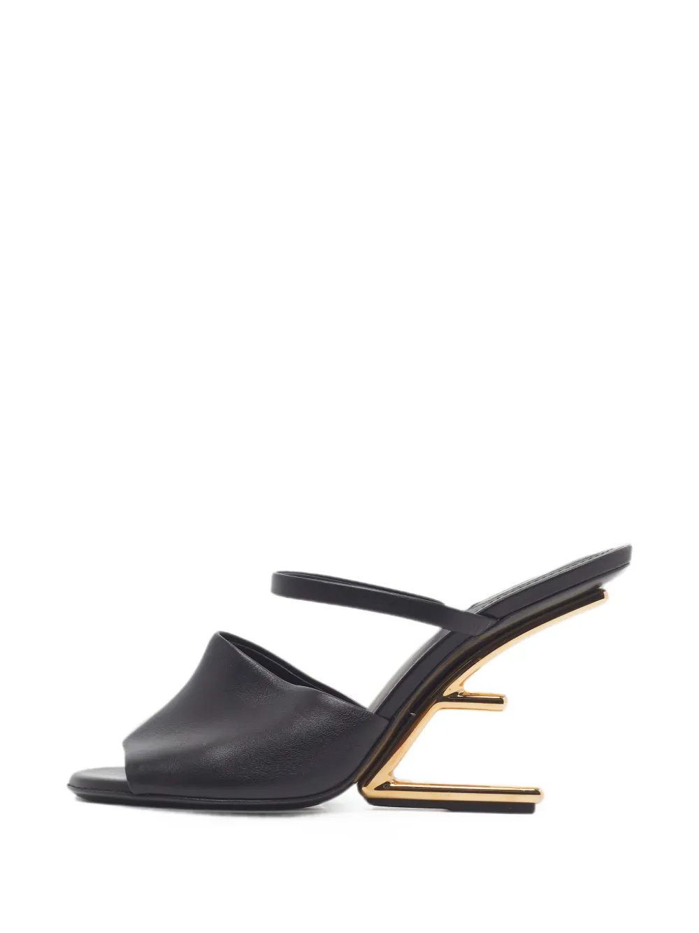 Fendi Pre-Owned First leather sandals - Nero
