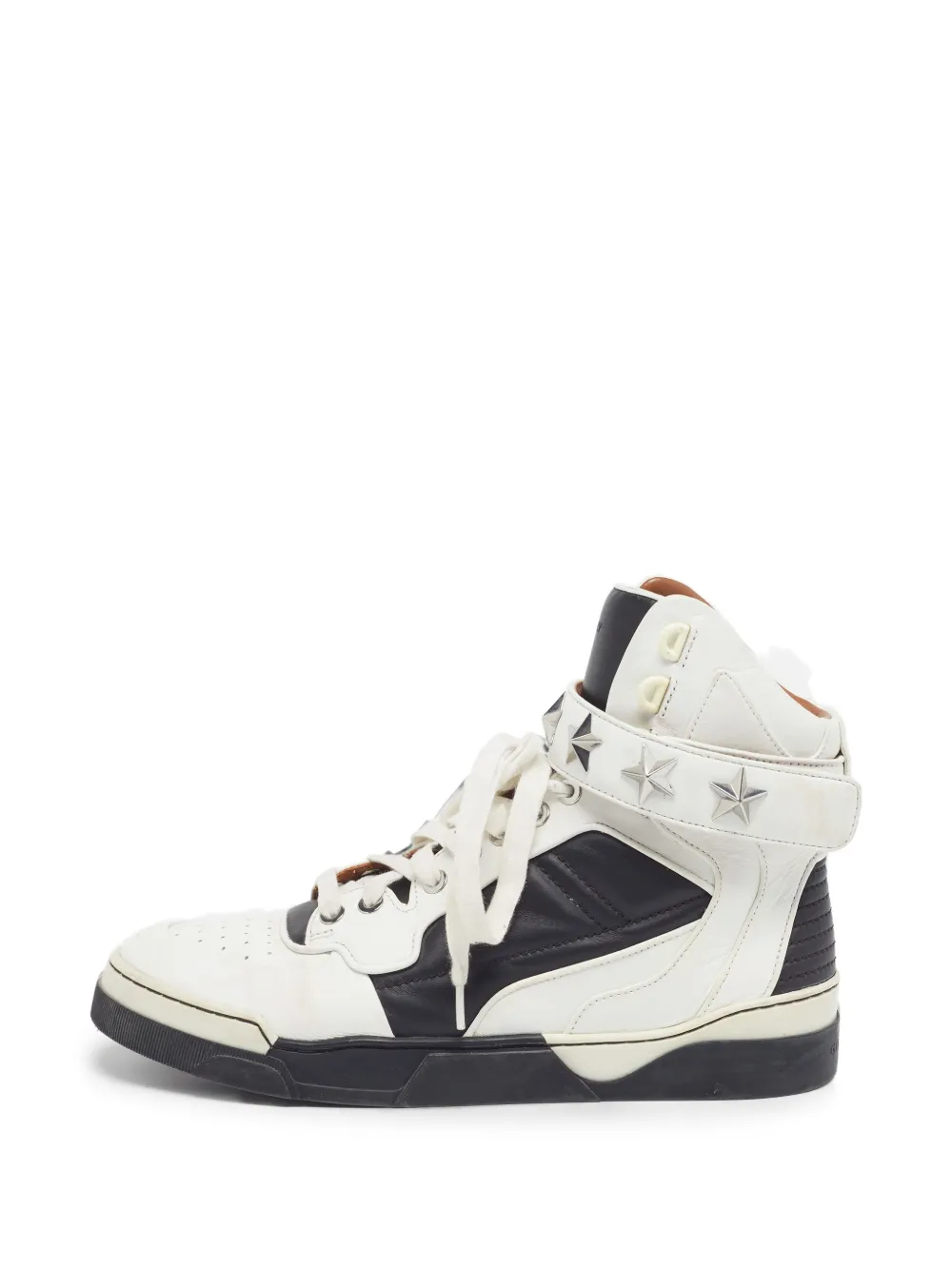 Givenchy Pre-Owned Tyson star-studded sneakers - Bianco