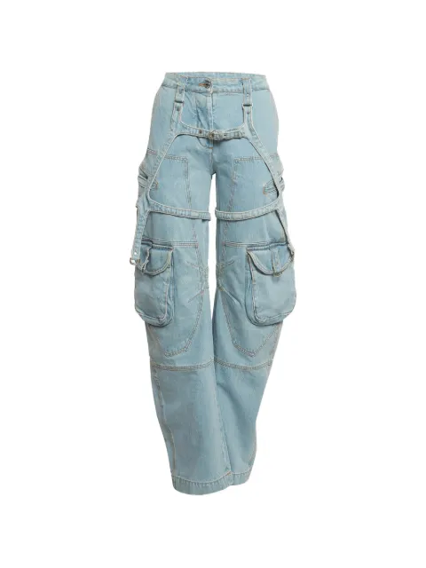 Off-White Pre-Owned 2013 Wide-Leg-Jeans