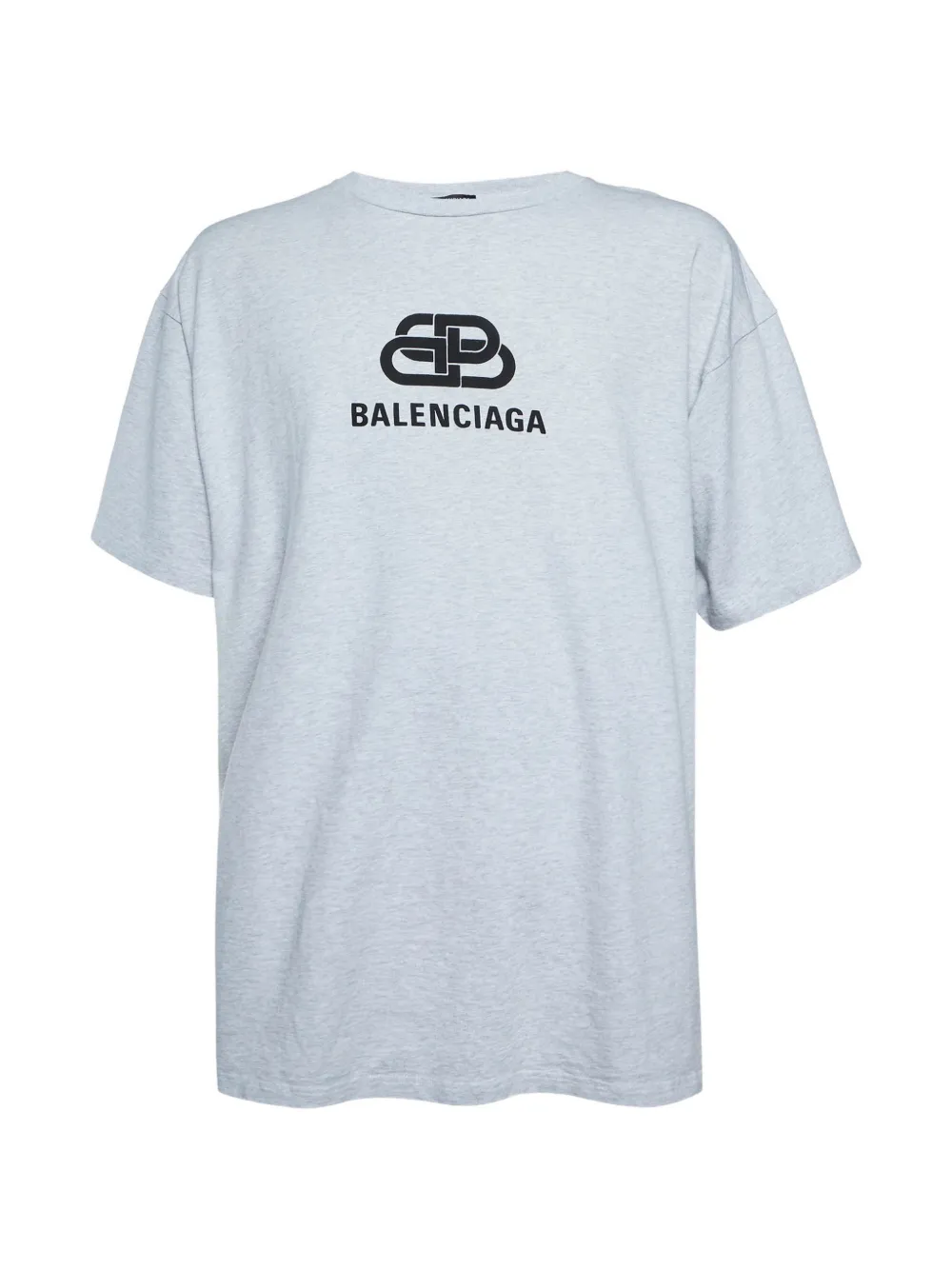 Balenciaga Pre-Owned logo-print oversized T-shirt - Grigio
