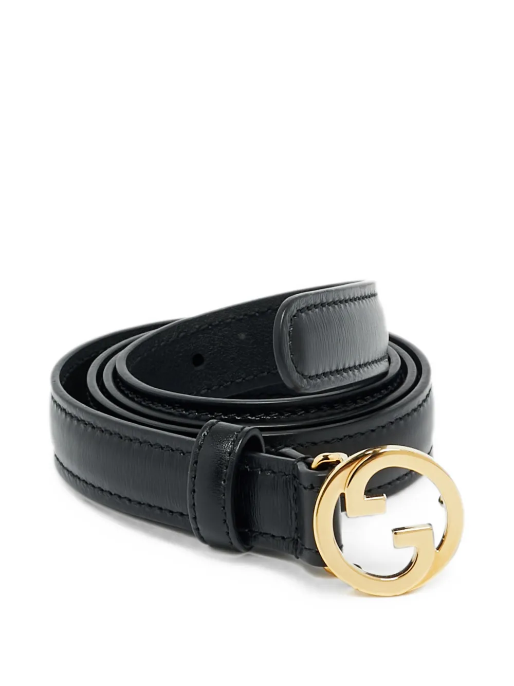Gucci Pre-Owned Blondie slim belt - Nero