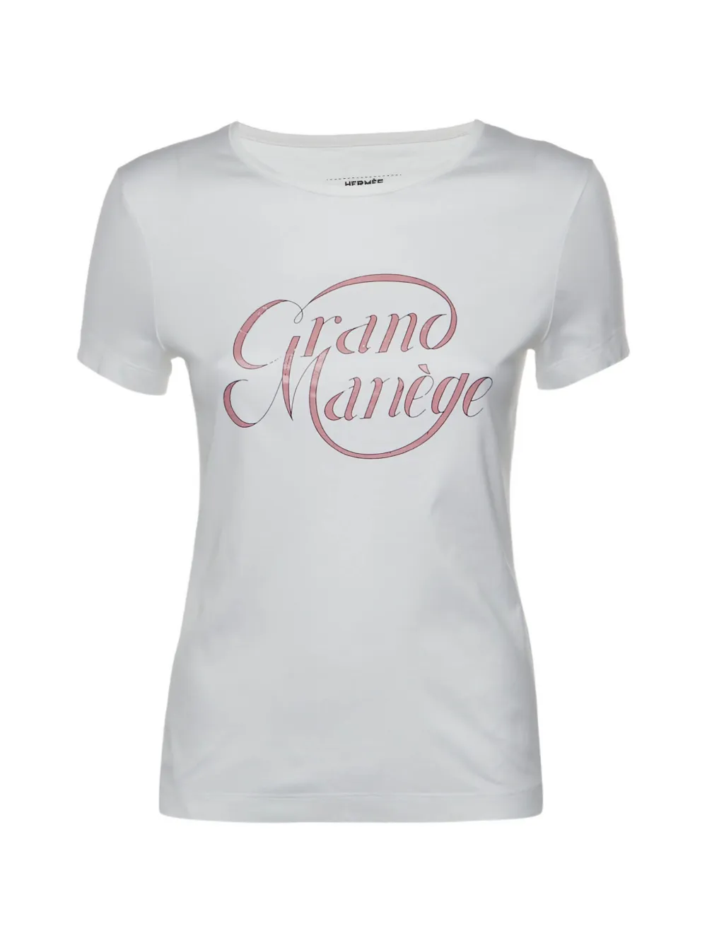 Hermès Pre-Owned Grand Manège cotton T-shirt - Bianco