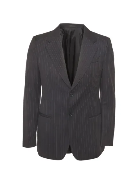 Emporio Armani Pre-Owned Josh Line pinstripe blazer