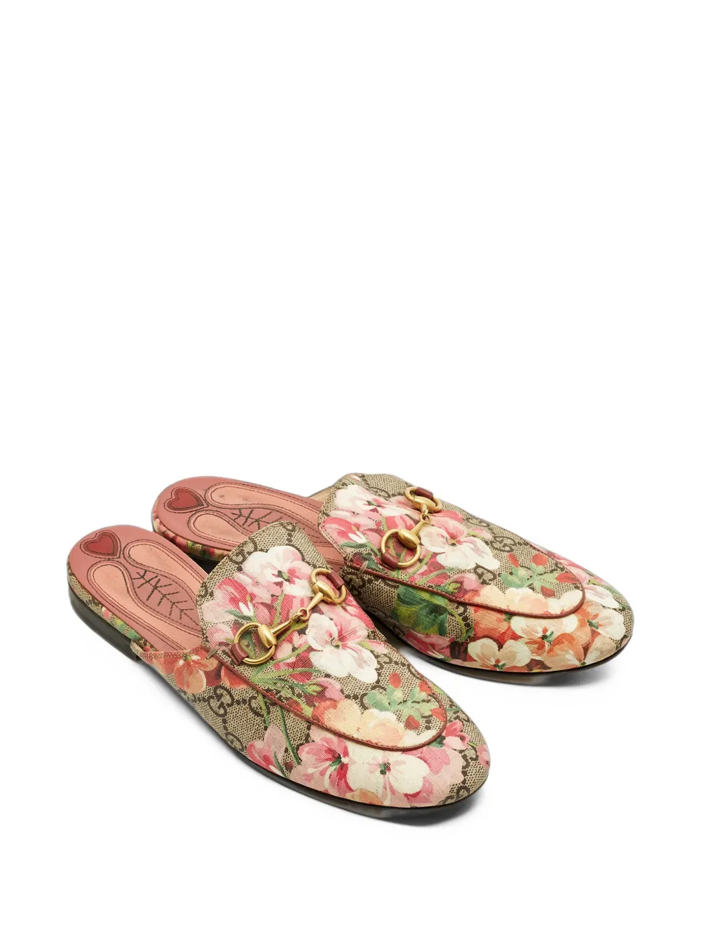 Gucci Pre-Owned Princetown GG Supreme mules - Nude