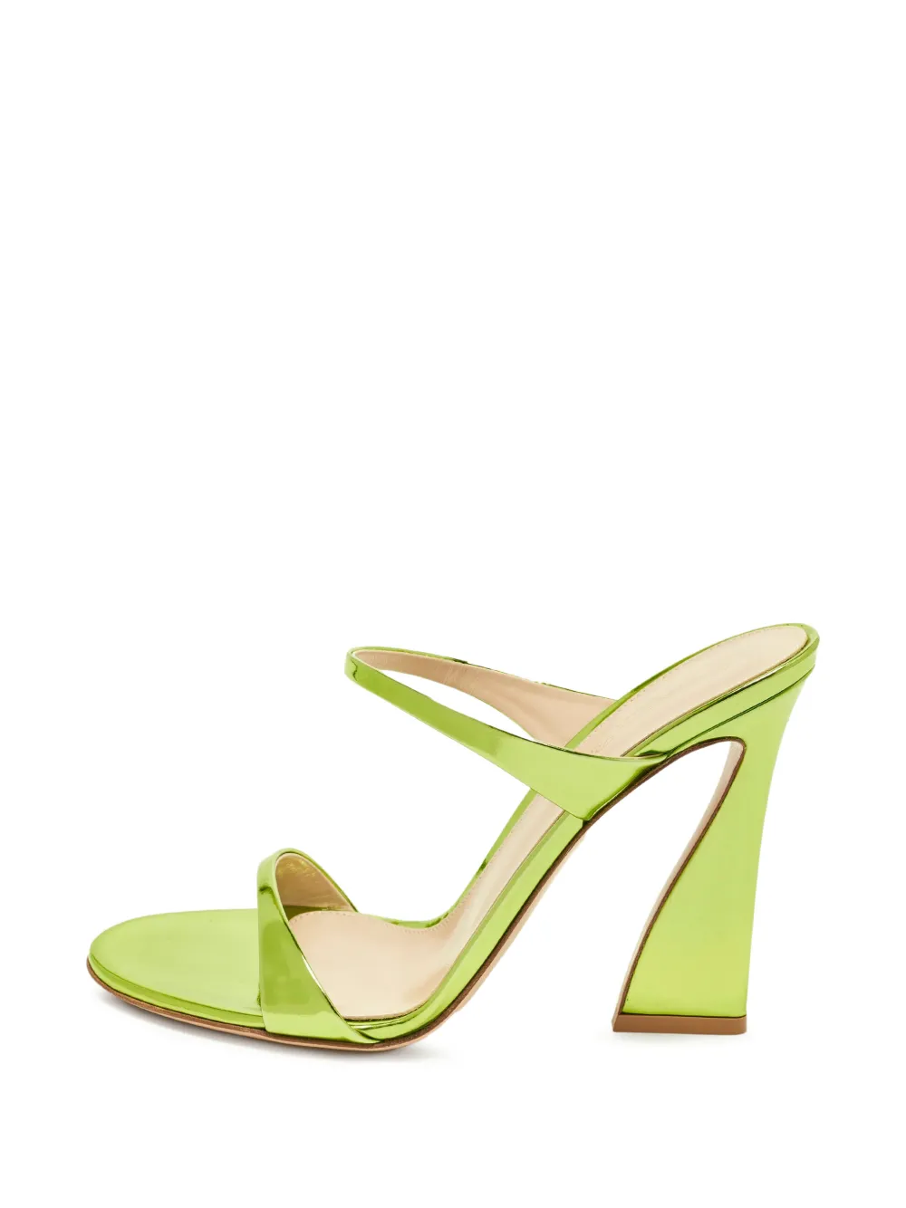 Gianvito Rossi Aura Sandalen aus Lackleder - Grün