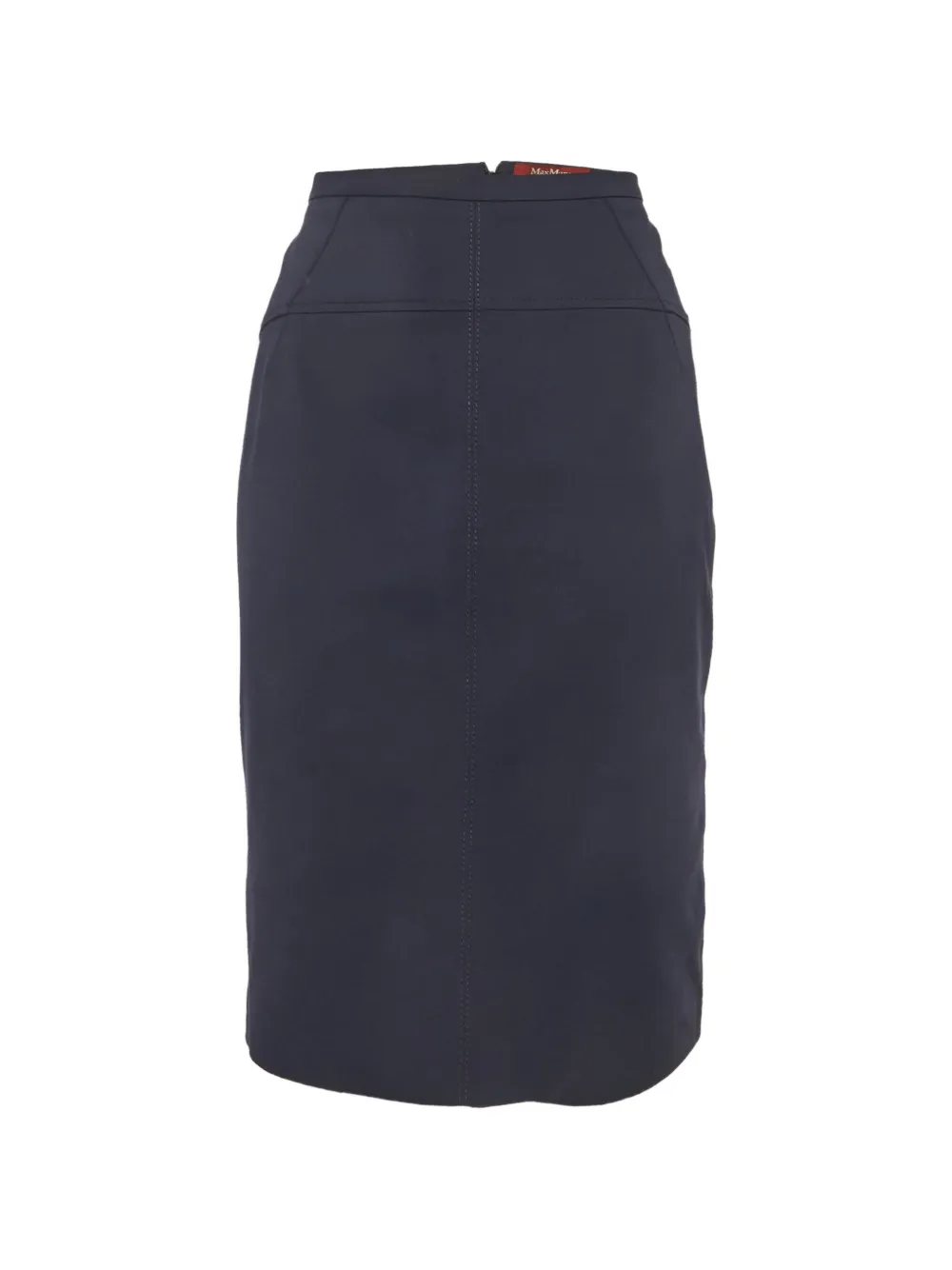 Max Mara zip-fastening mini skirt - Blu