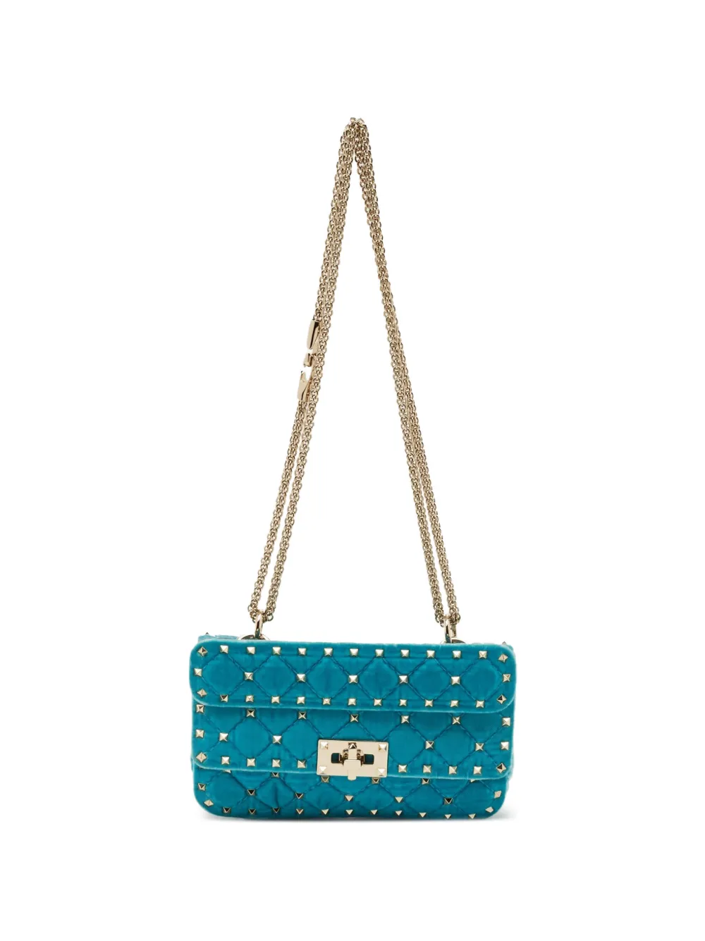 Valentino Garavani Pre-Owned Rockstud Spike shoulder bag - Blu