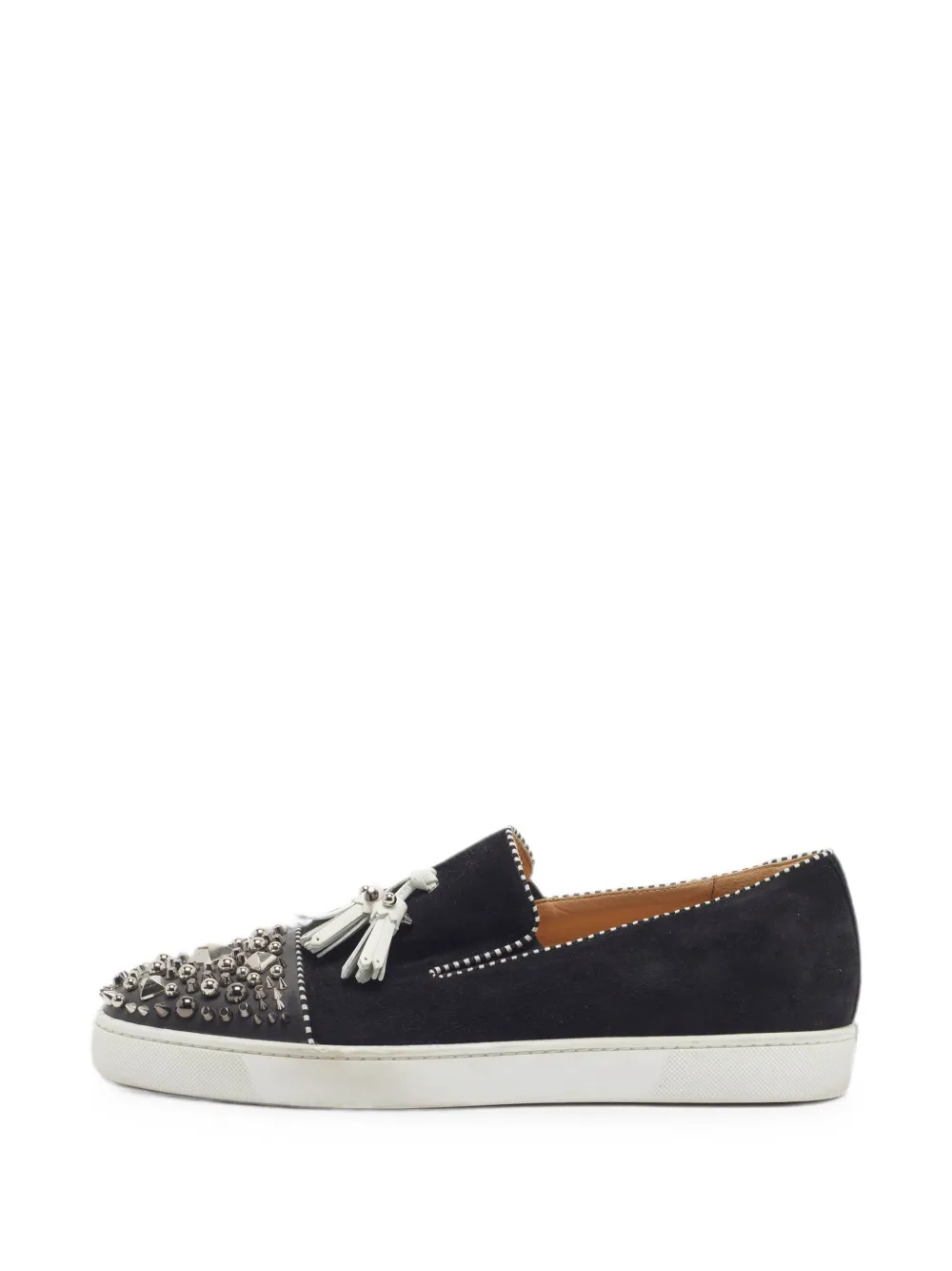 Christian Louboutin Pre-Owned Sicilian tassel sneakers - Blau