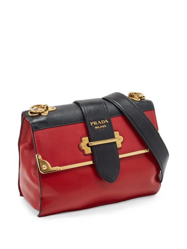 Prada Pre-Owned カイエ ショルダーバッグ | レッド | FARFETCH JP