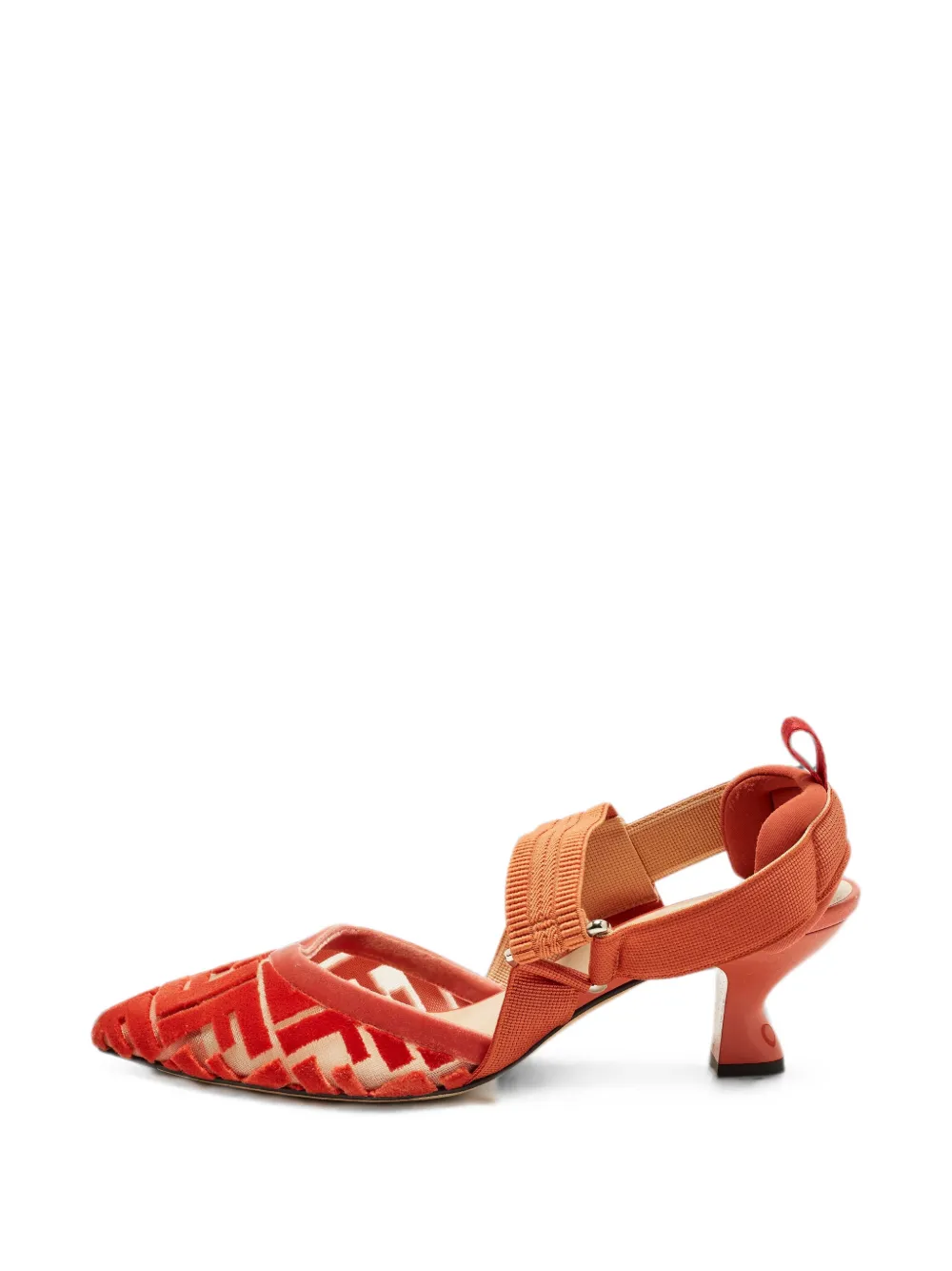 Fendi Pre-Owned Pumps Colibri con cinturino posteriore - Bianco