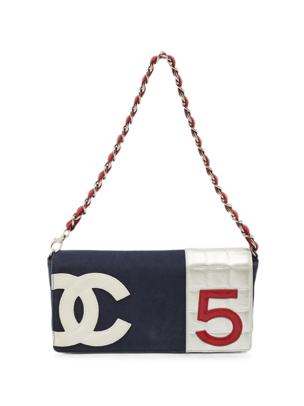 CHANEL Pre-Owned 2002-2003 Number 5 shoulder bag - Blu