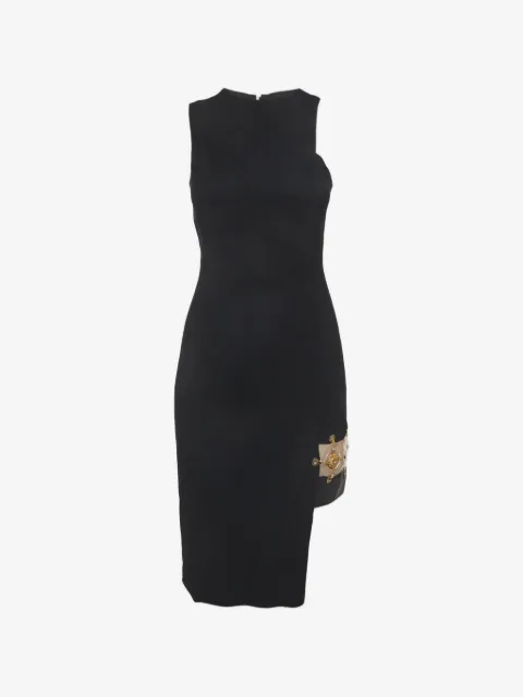 Versace Pre-Owned embellished-sleeveless mini dress