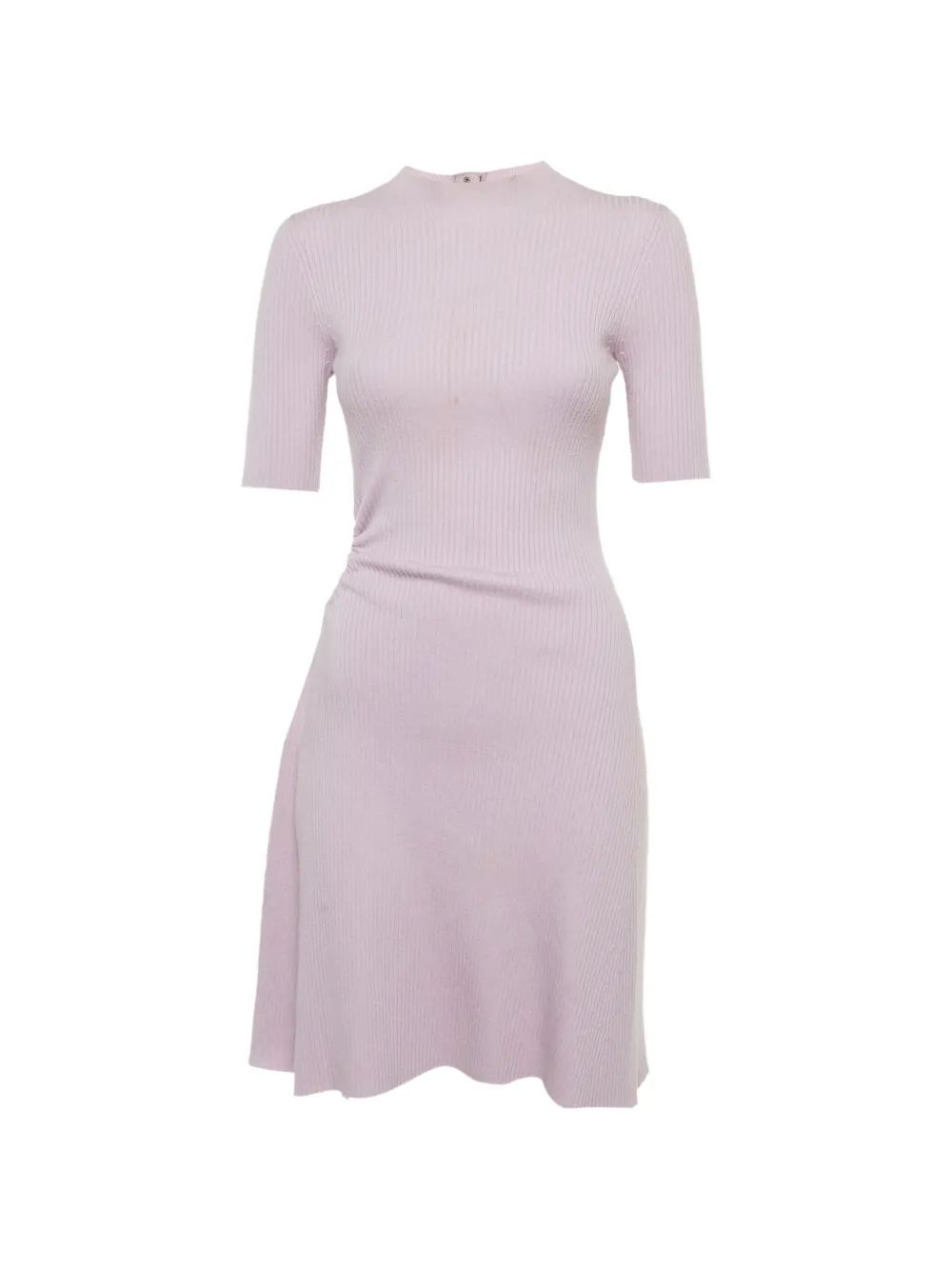 Maje Abito corto a coste con cut-out - Viola