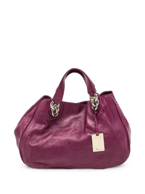 Furla 체인 디테일 레더 숄더 백
