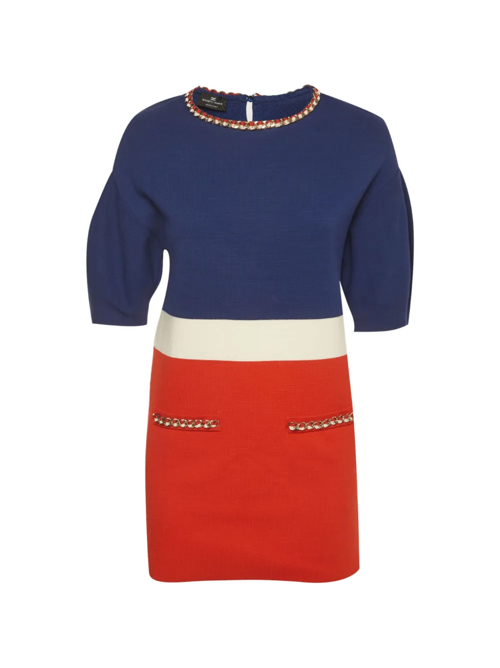 Elisabetta Franchi Abito con applicazione - Blu