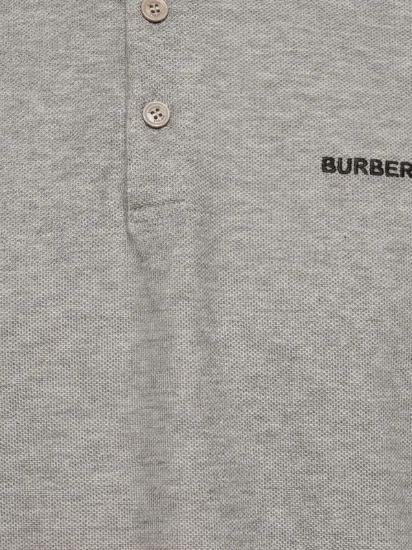 Burberry Pre-Owned アイコンストライプ ポロシャツ | グレー
