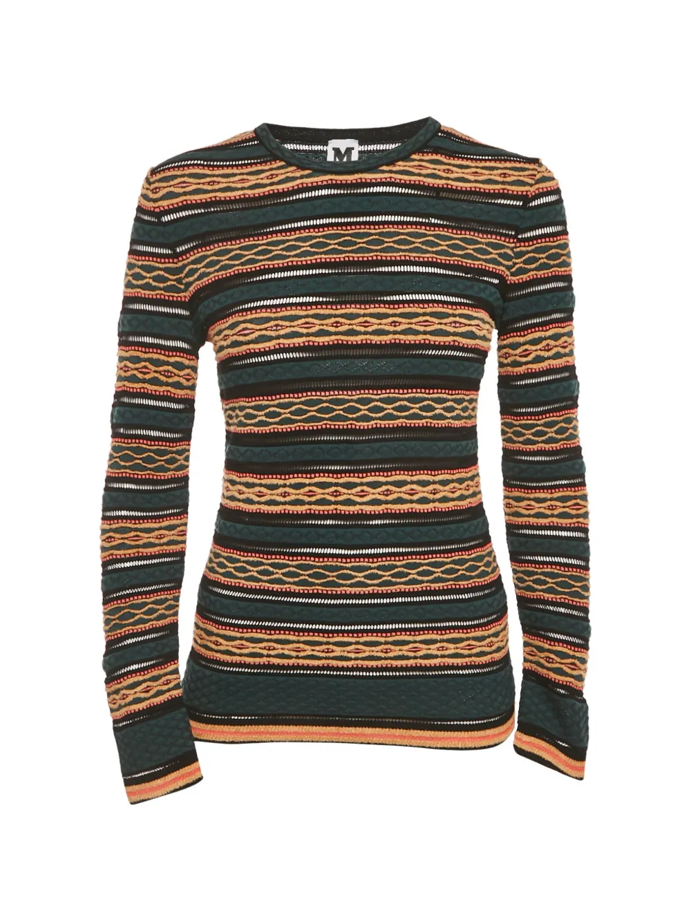 Missoni Pre-Owned patterned knit top - Verde