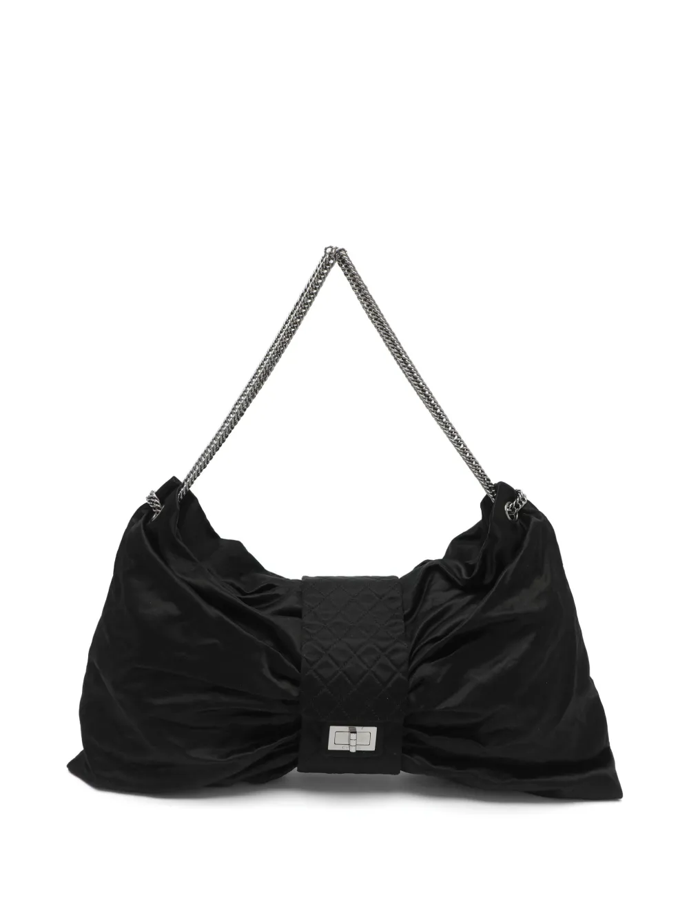 CHANEL Pre-Owned 2008-2009 Bow Reissue 2.55 tote bag - Nero