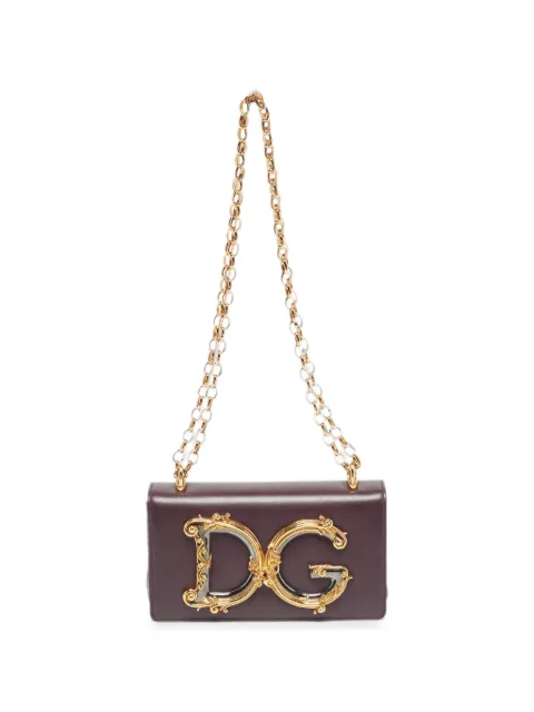Dolce & Gabbana Pre-Owned DG Girls leather phone bag