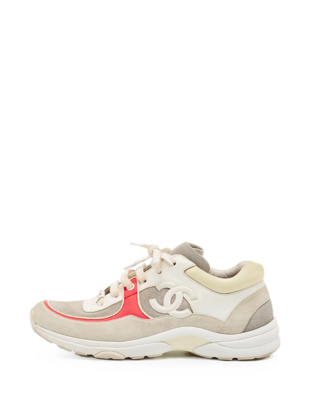 CHANEL Pre-Owned logo-detail sneakers - Toni neutri