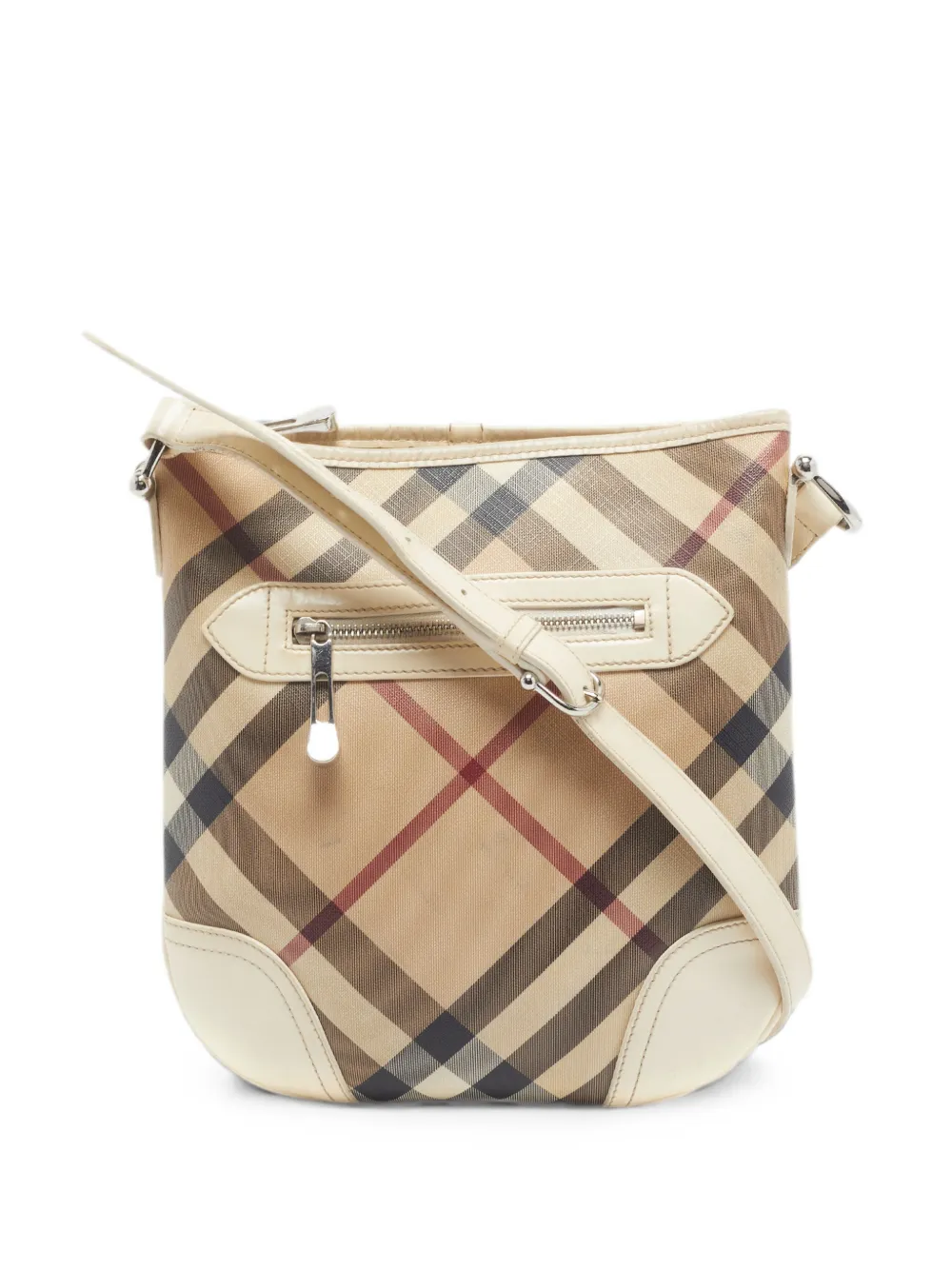 Burberry Pre-Owned Borsa a tracolla Dryden Supernova Check - Toni neutri