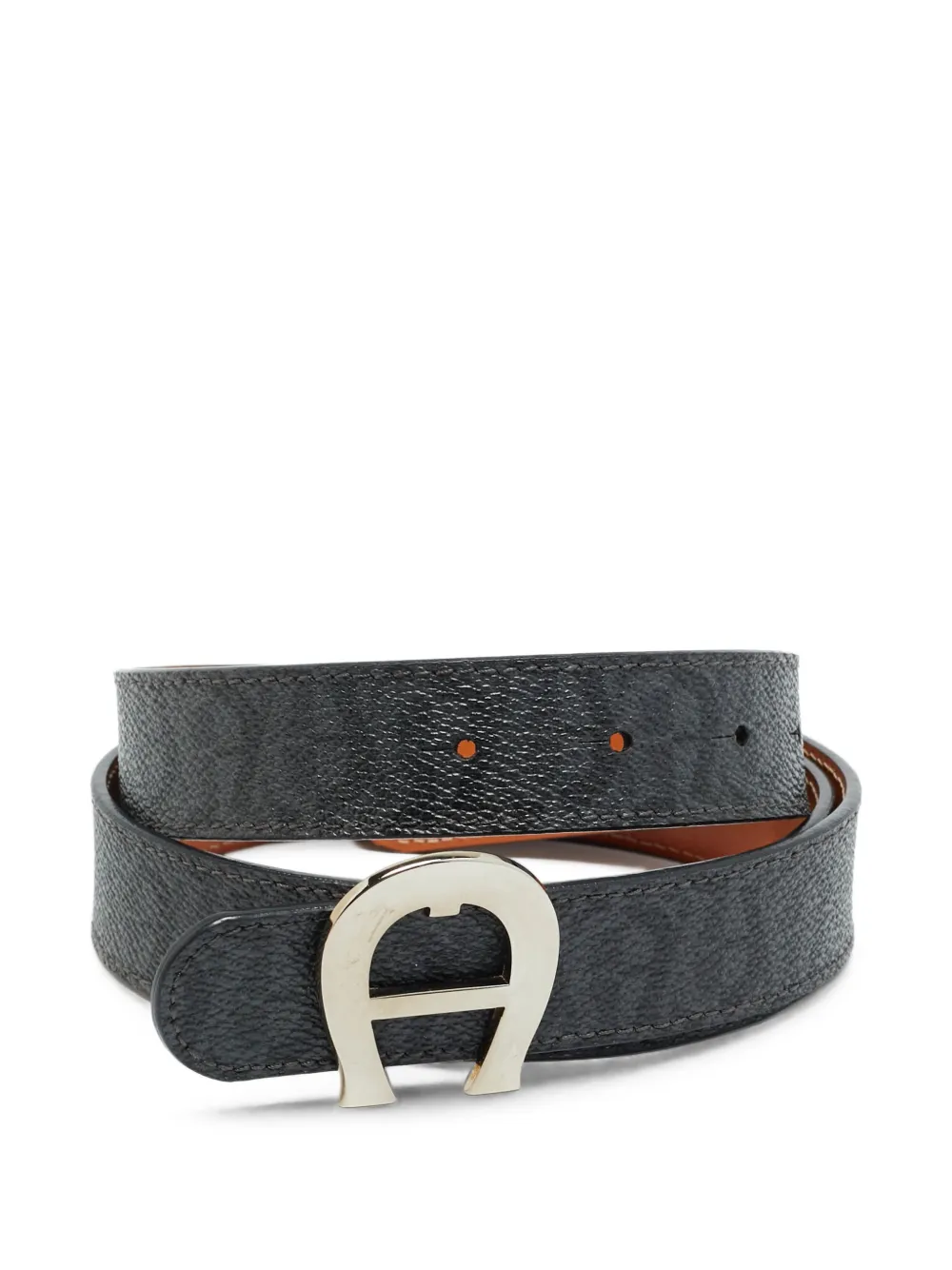 Aigner Vintage logo-buckle belt - Nero