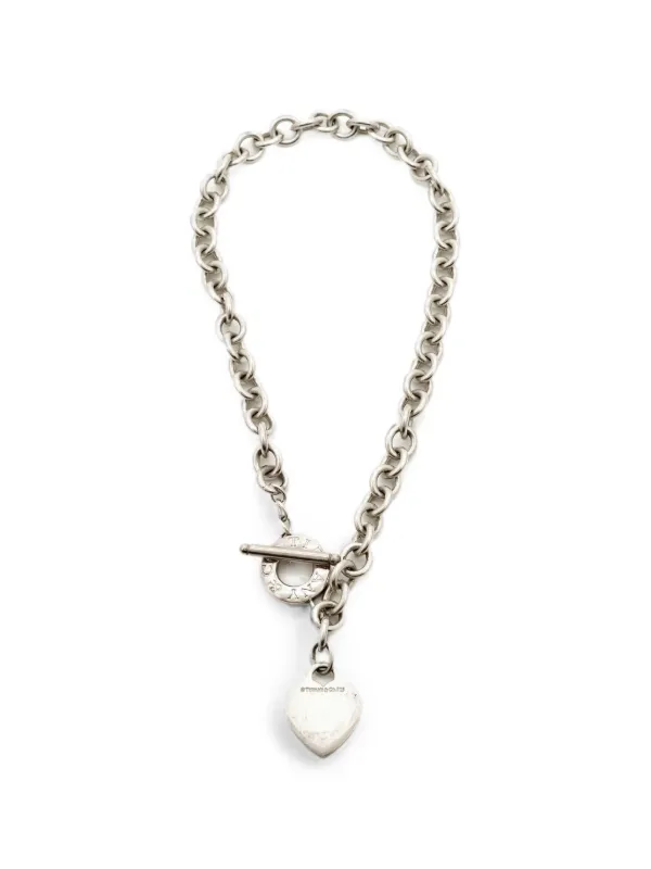 Tiffany & Co. ハートタグ トグル ネックレス | シルバートーン 