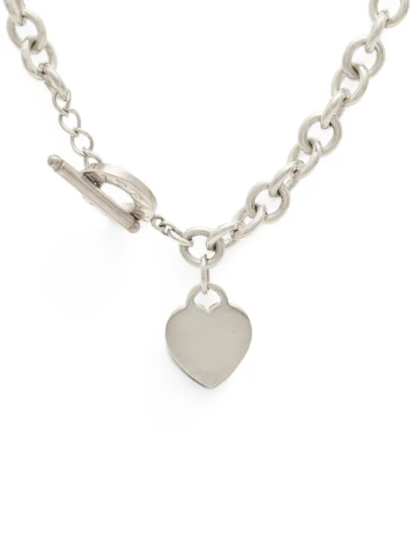 Tiffany & Co. ハートタグ トグル ネックレス | シルバートーン 