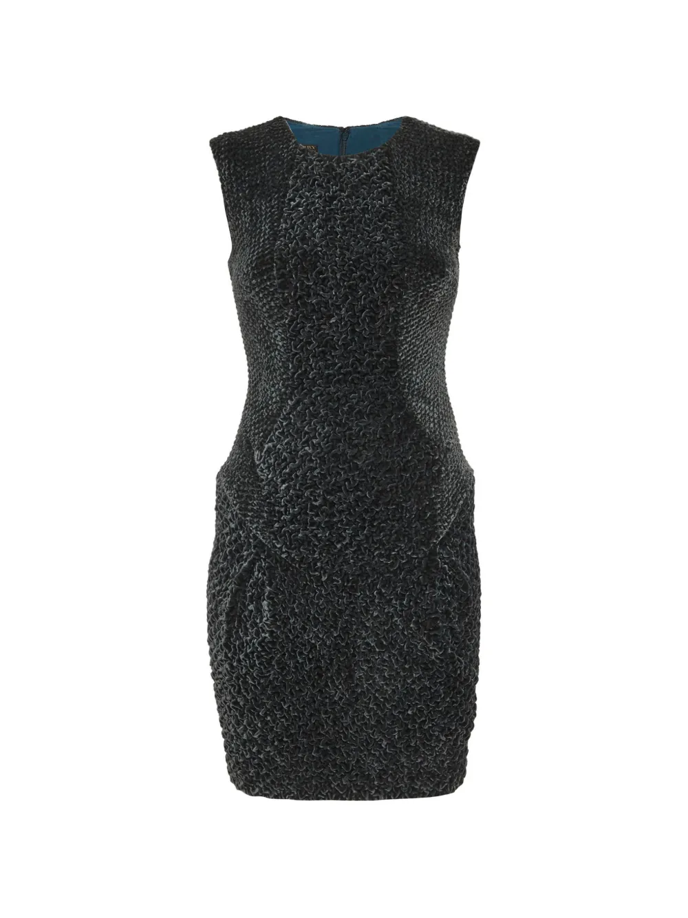Burberry Pre-Owned velvet mini dress - Verde