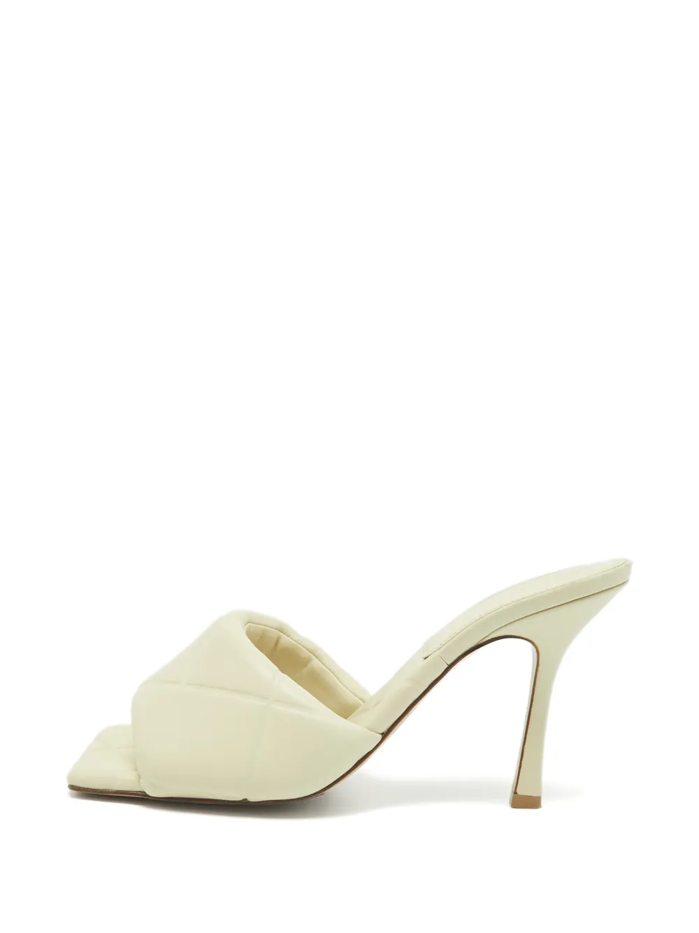 Bottega Veneta Pre-Owned Lido quilted leather heeled sandals - Toni neutri