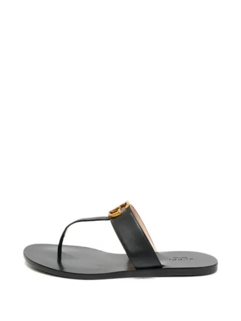 Gucci Pre-Owned GG Marmont thong sandals