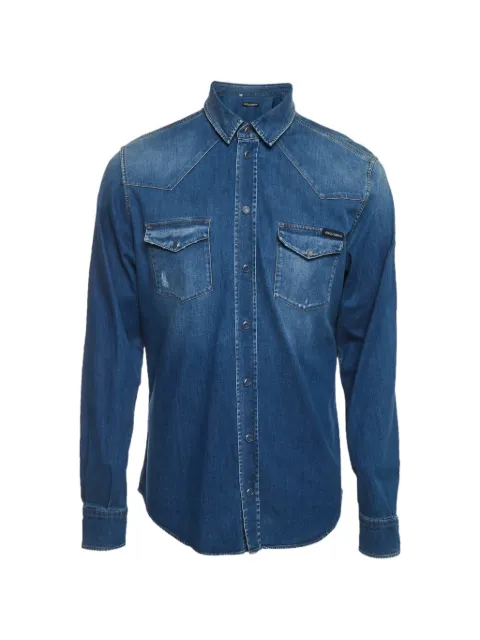 Dolce & Gabbana Pre-Owned chambray button-down shirt