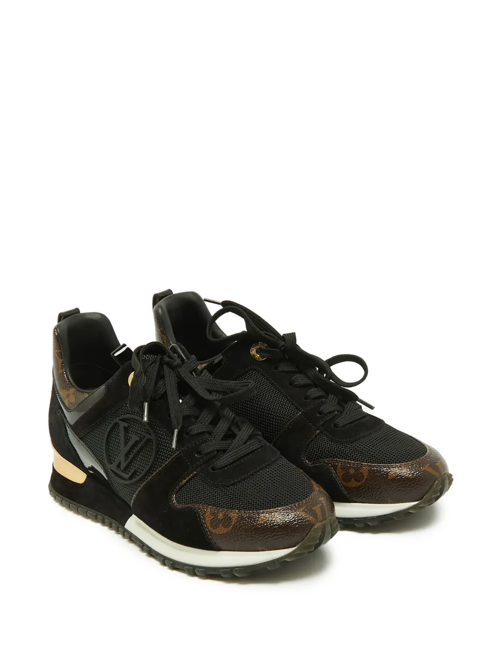 Louis Vuitton Pre-Owned Run Away Sneakers mit Monogramm - Schwarz