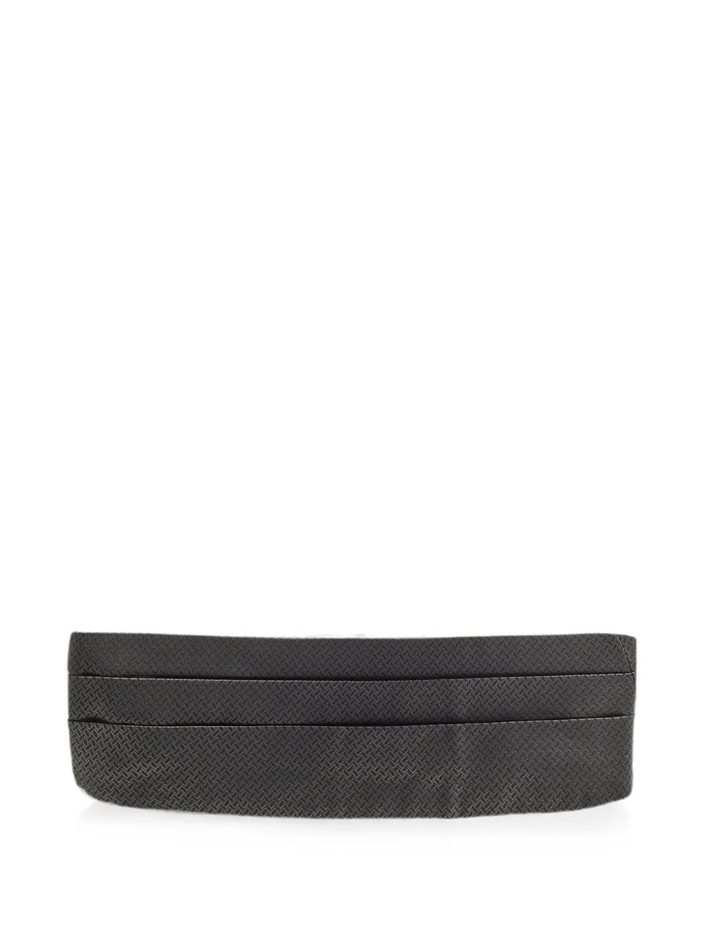 Ferragamo Pre-Owned jacquard cummerbund - Grigio