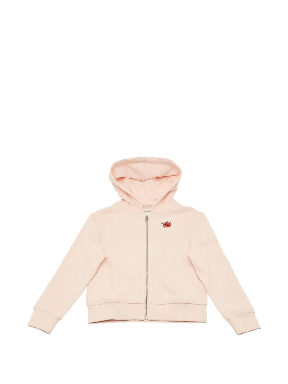 Pre-owned Burberry Kids' Ladybird-motif Cotton Hoodie In Pink