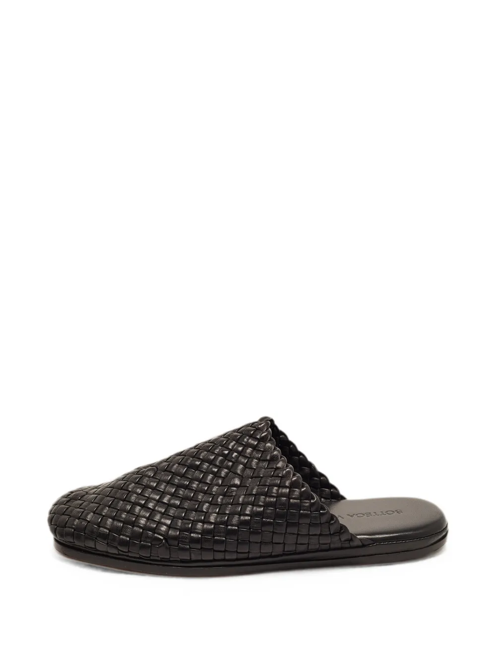 Bottega Veneta Pre-Owned Intrecciato leather mules - Nero
