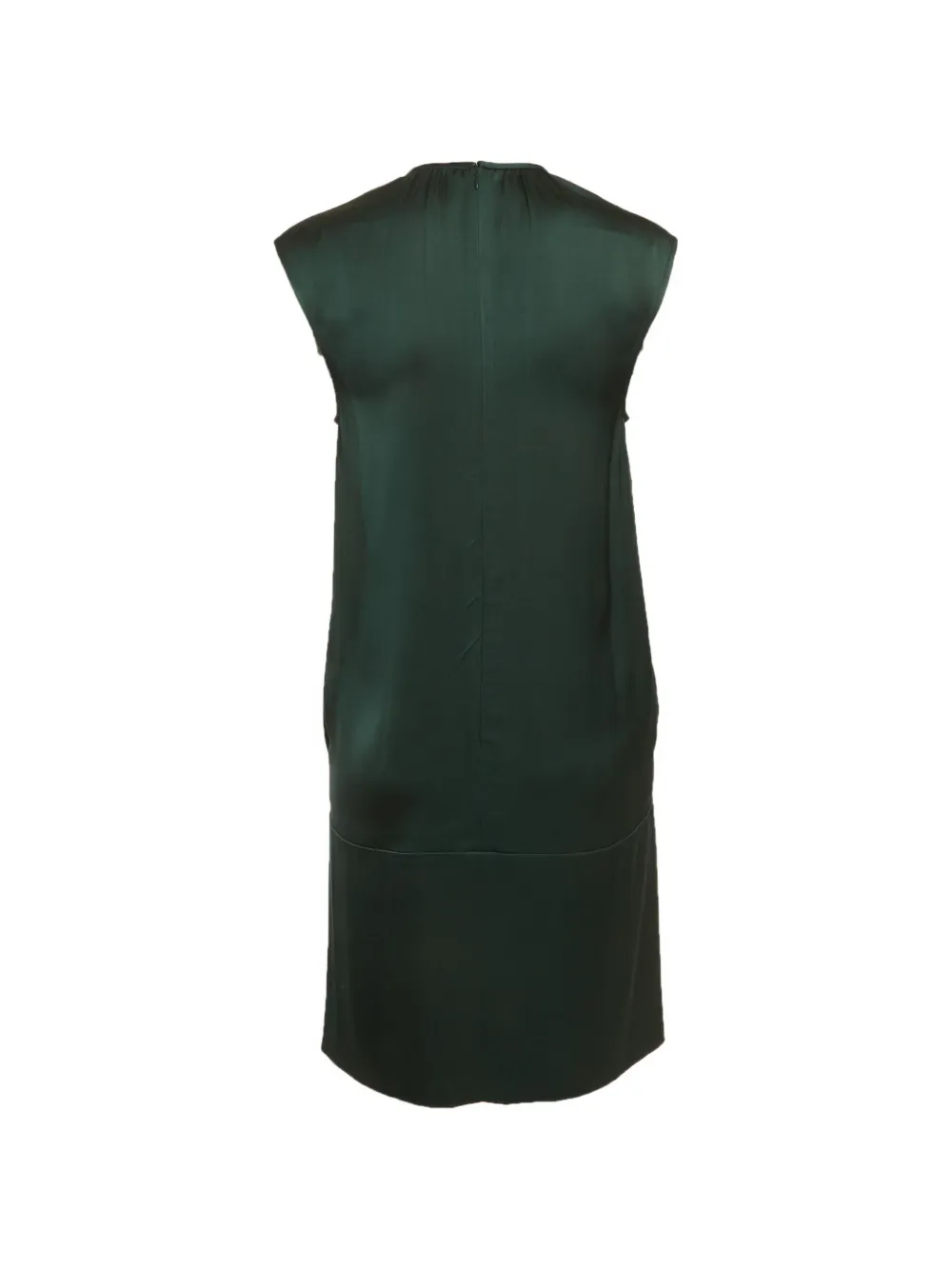 celine green dress Celine Stripe Dress in Green
