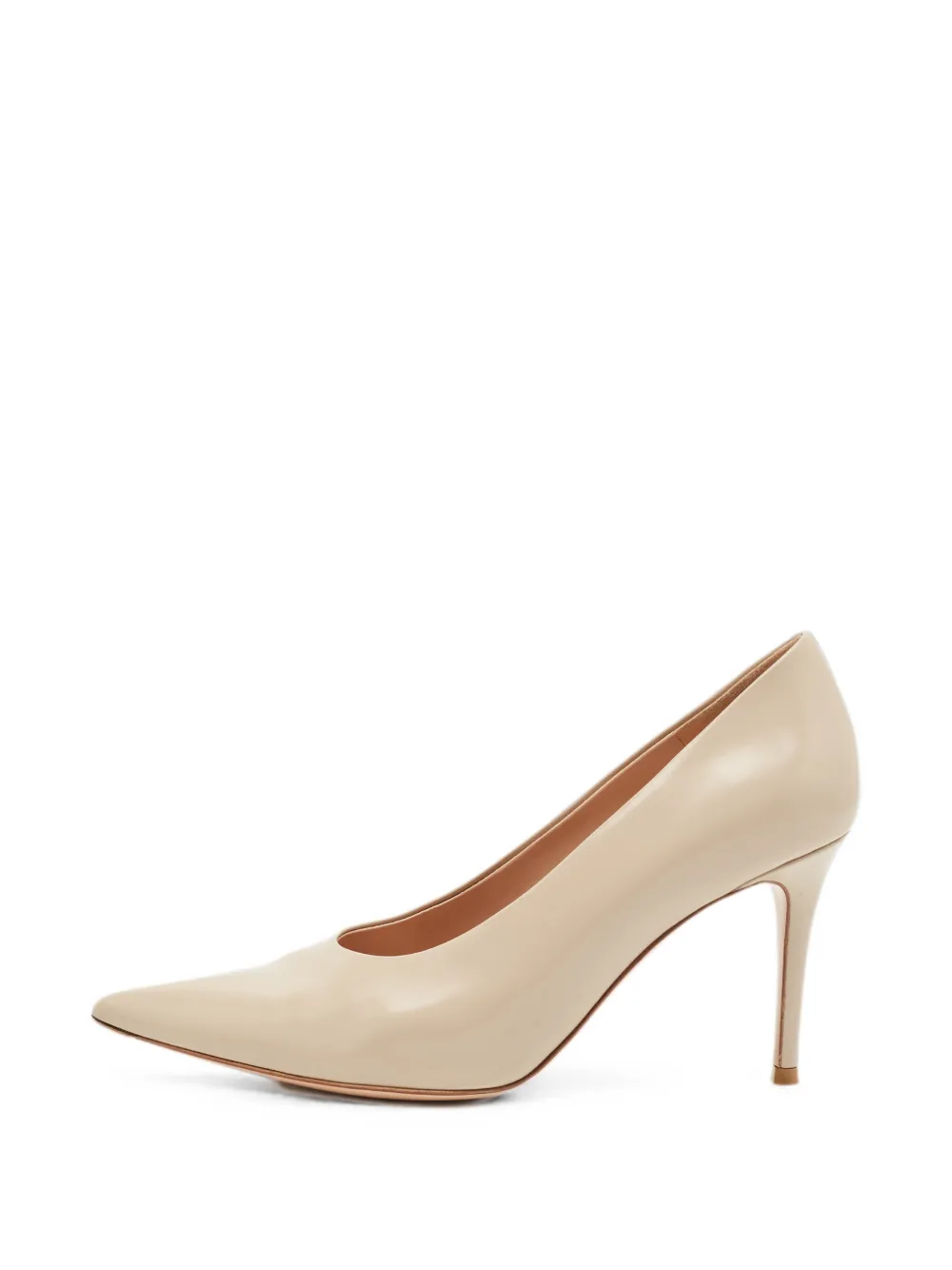 Gianvito Rossi Gianvito 85 pointed-toe heeled pumps - Neutrals