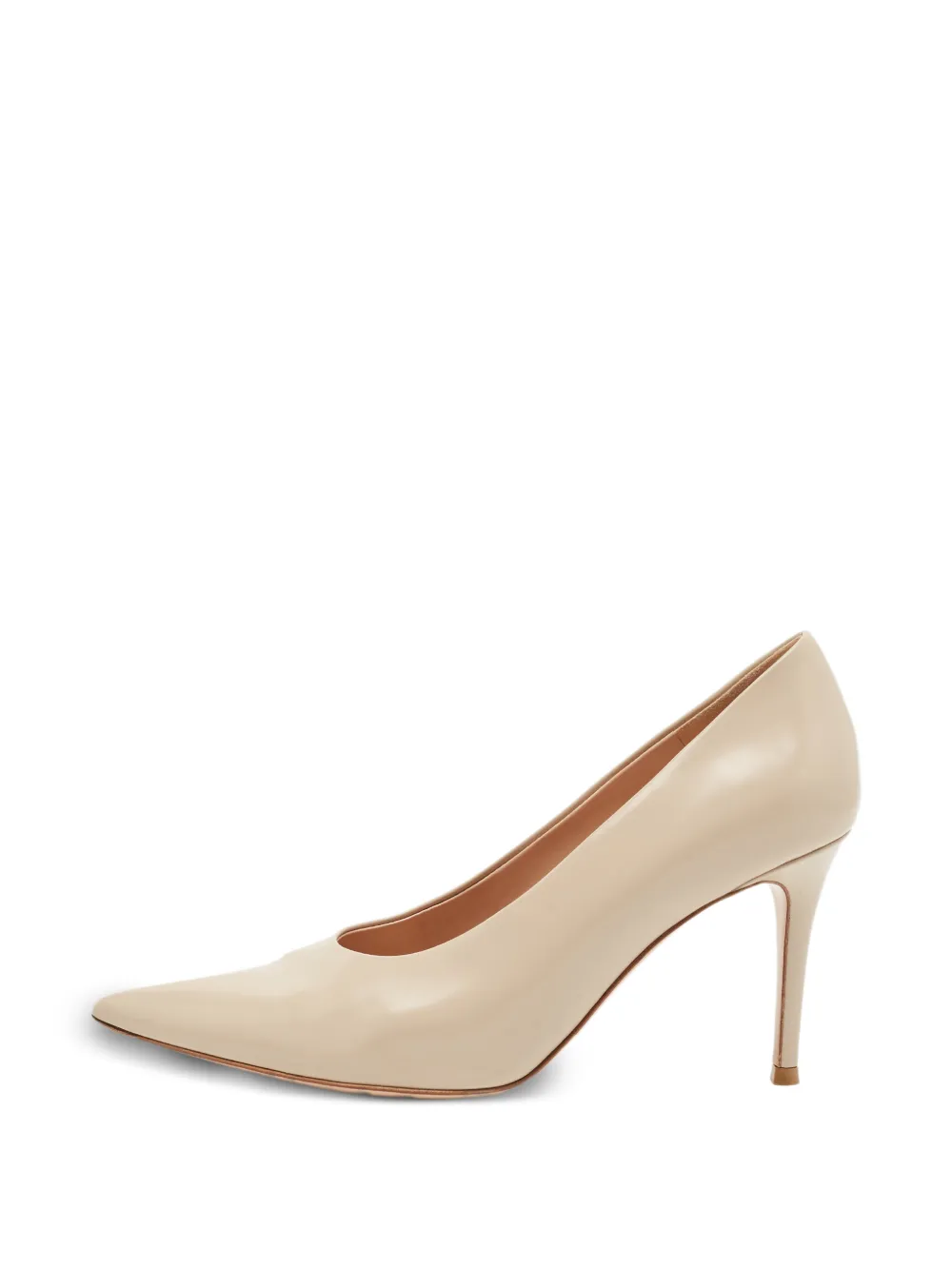 Gianvito Rossi Gianvito 85 pointed-toe heeled pumps - Nude