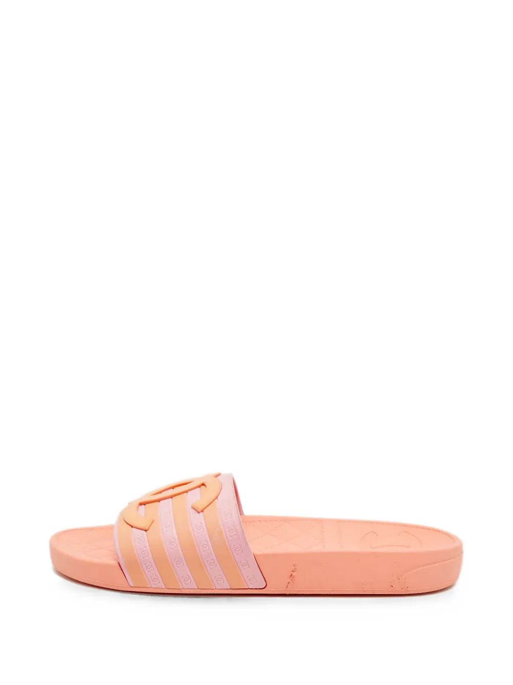 CHANEL Pre-Owned CC logo slides - Arancione