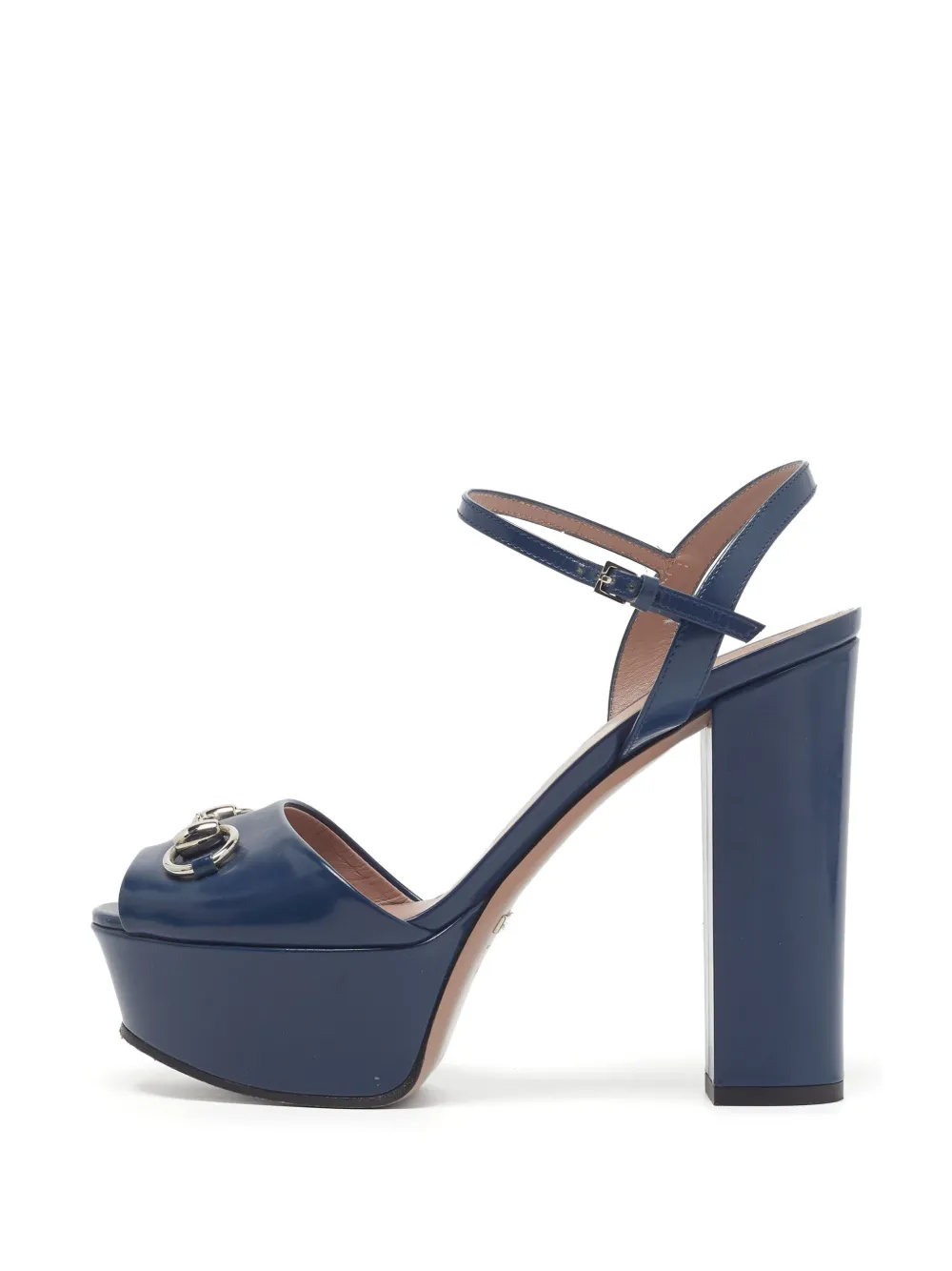 Gucci Pre-Owned Claudie Horsebit sandals - Blau
