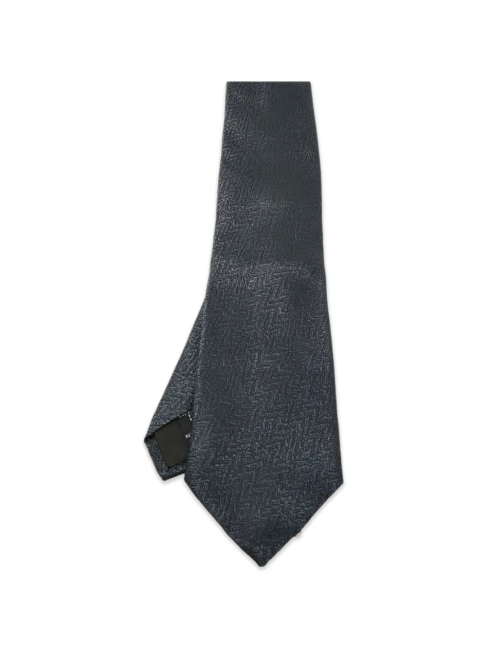 S.T. Dupont jacquard zig-zag tie - Blu