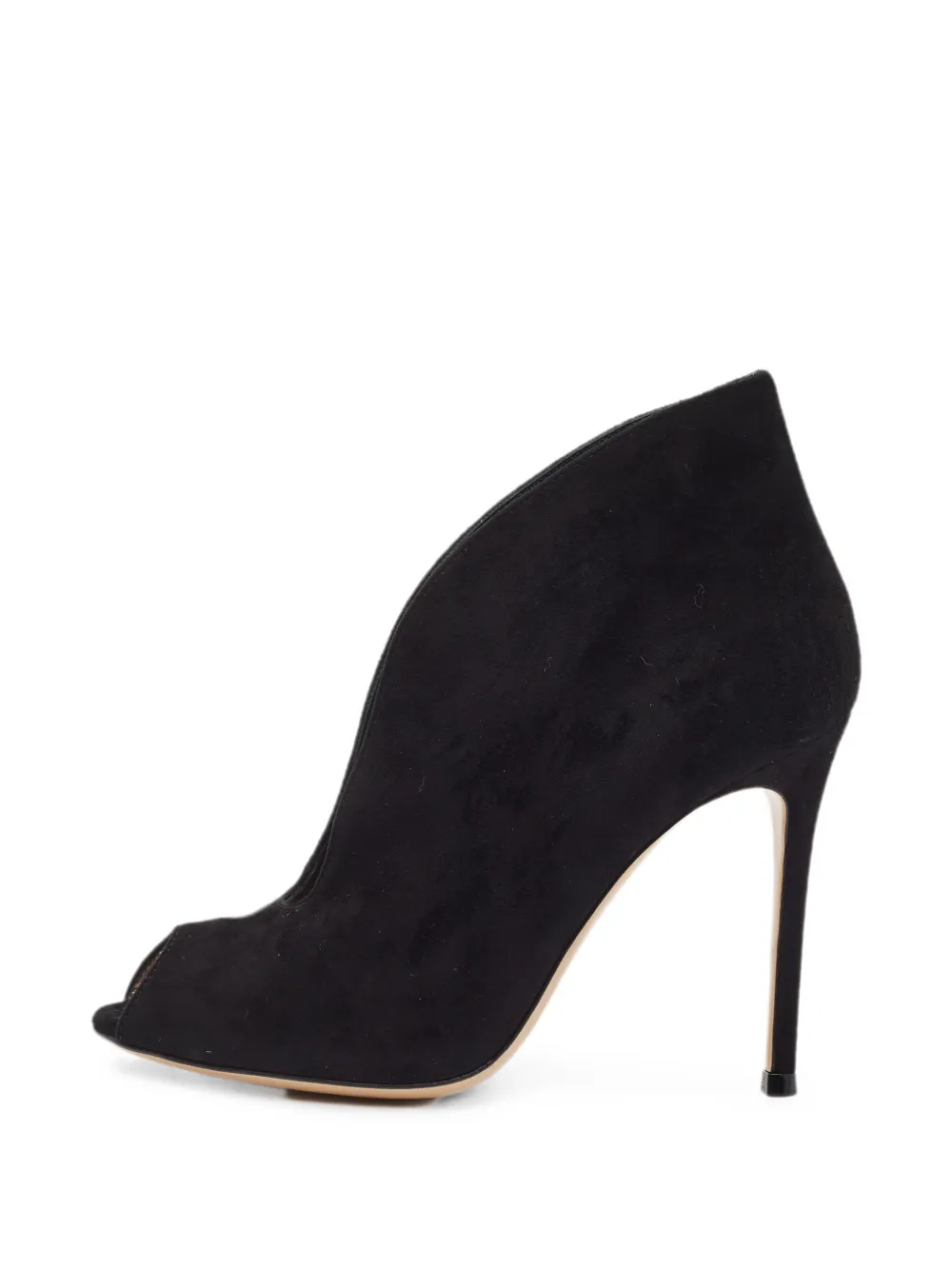 Gianvito Rossi Vamp peep-toe heeled ankle boots - Schwarz