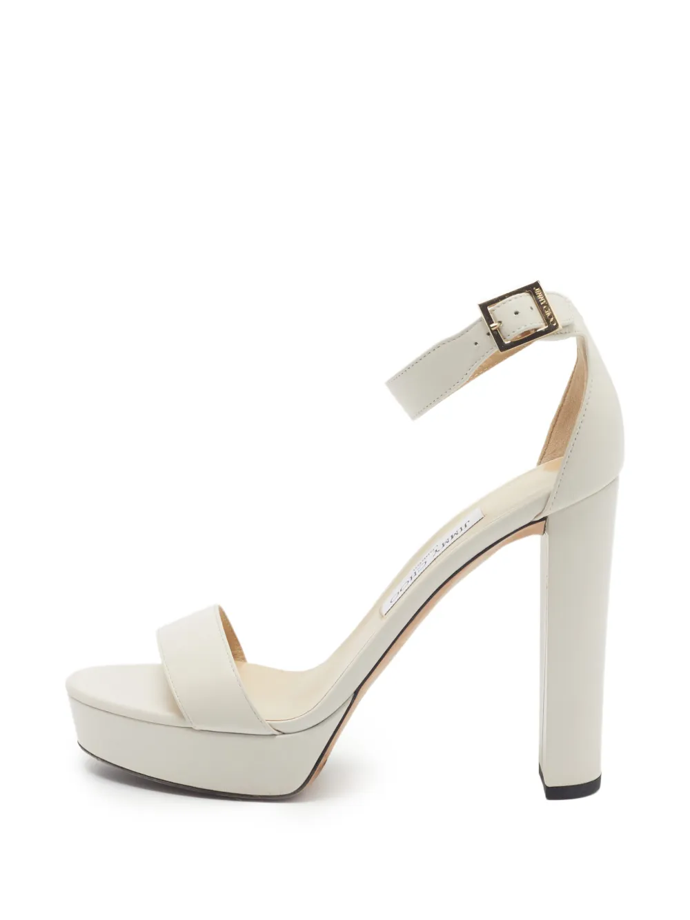 Jimmy Choo Pre-Owned Holly platform sandals - Nude