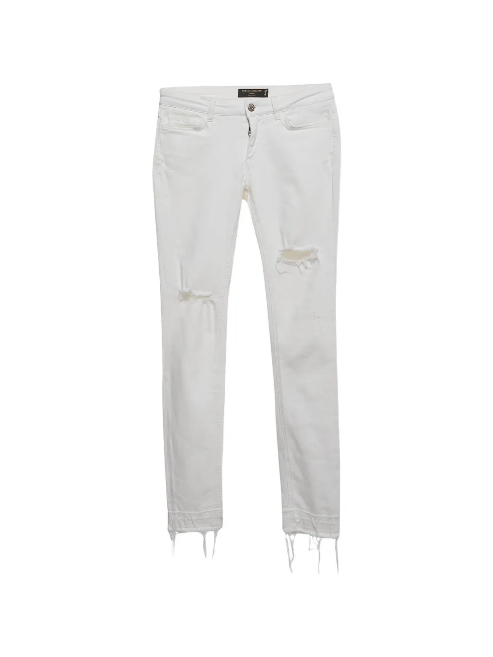 Dolce & Gabbana Pre-Owned Jeans skinny - Bianco