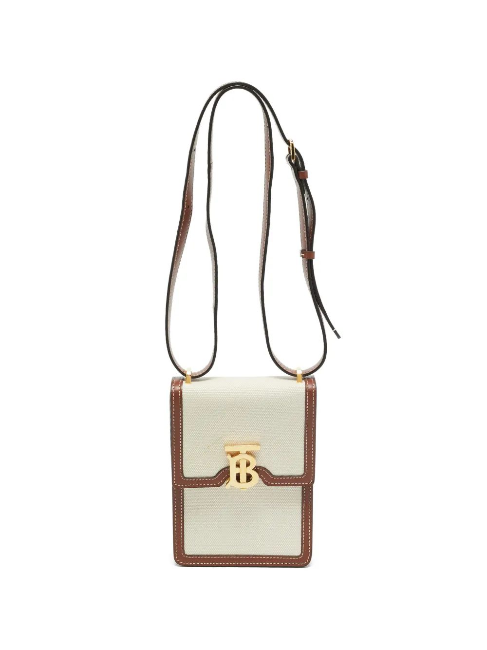 Burberry Pre-Owned Robin logo-detail cross body bag - Bianco