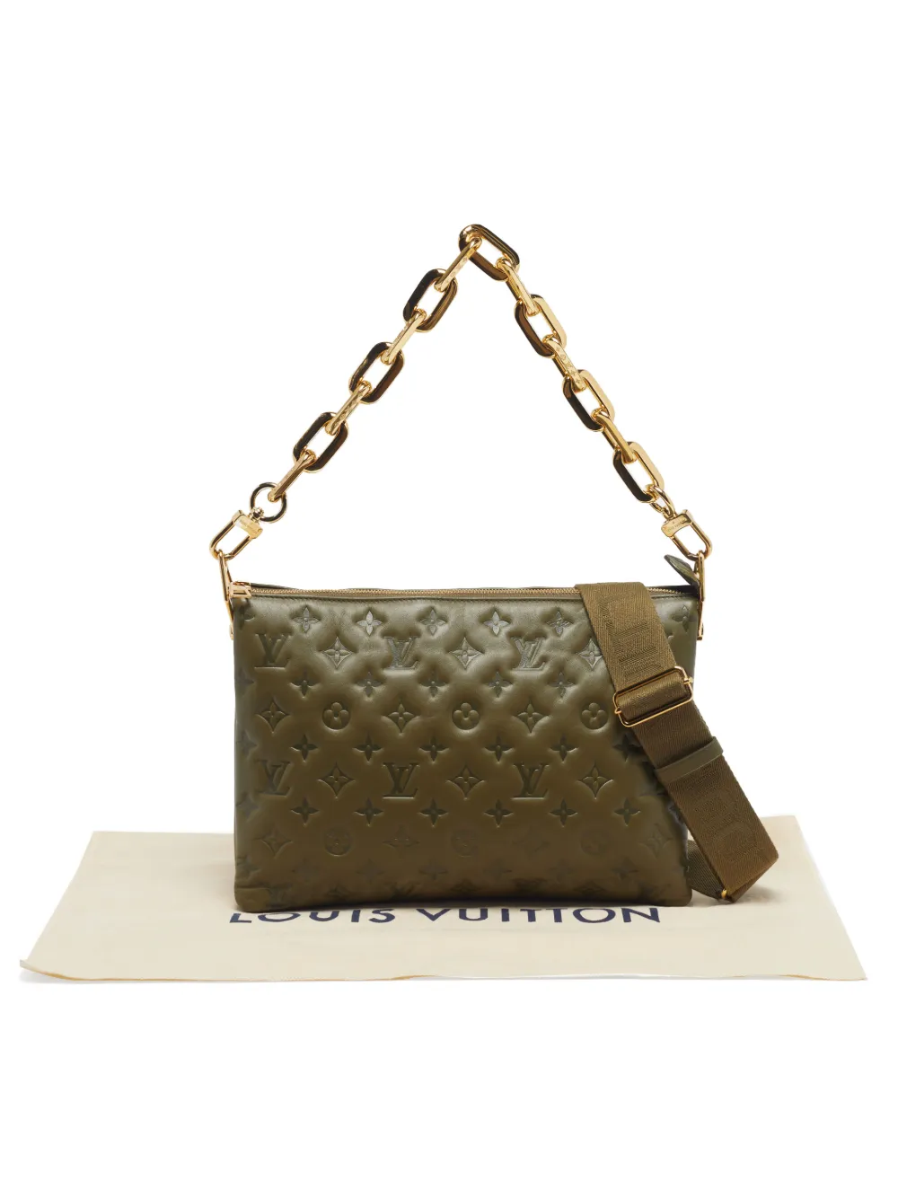 Louis Vuitton Pre-Owned MM Coussin schoudertas met monogram Groen